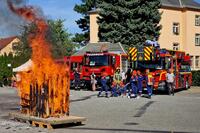 Bild vergrößern: Brandschutzübung der Freiwilligen Feuerwehr Heidenau