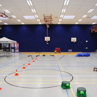 Bild vergrößern: Die neue Sporhalle am Pestalozi-Gymnasium.