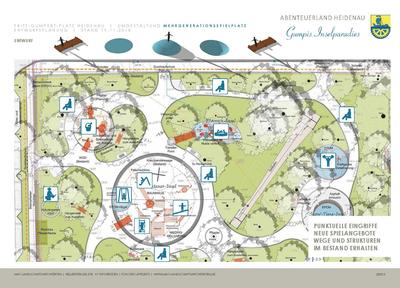 Entwurfsskizze Neugestaltung Spielplatz Fritz-Gumpert-Platz