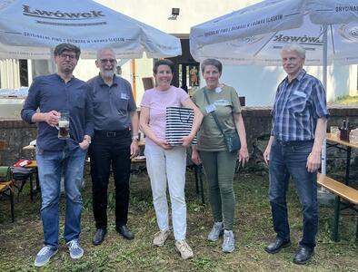 Bild vergrern: Abschlussgrillen in der Brauerei