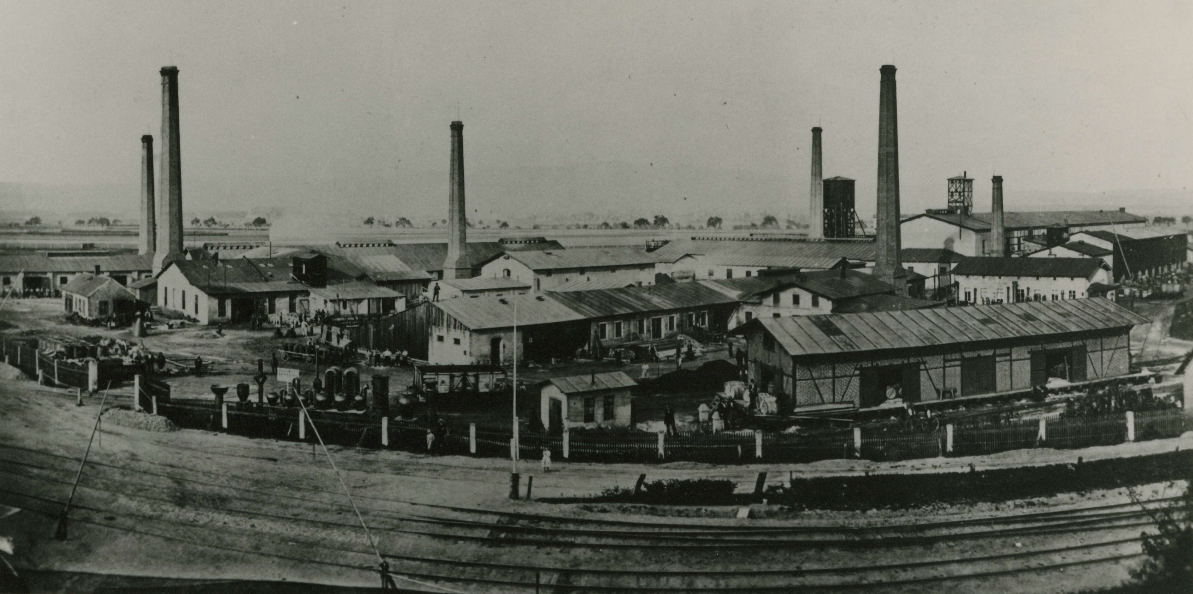 Bild vergrößern: Fotografie, Motiv: Chemische Fabrik, um 1900, Fotograf: unbekannt
