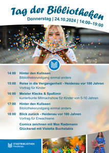Tag der Bibliotheken am 24. Oktober 2024