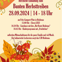 Bild vergrößern: Herbstfest Plakat