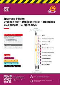 Deutsche Bahn Baumaßnahmen vom 23. Februar bis 10. März