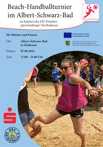 Bild vergrößern: Plakat-Beach-HB-Frauen-ESF-07.08
