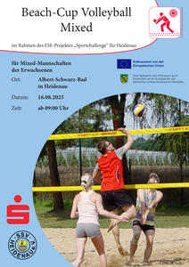 Bild vergrößern: Beach-Cup Volleyball Mixed
