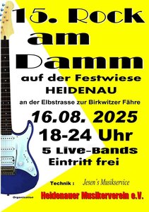 Bild vergrößern: Rock am Damm 2025