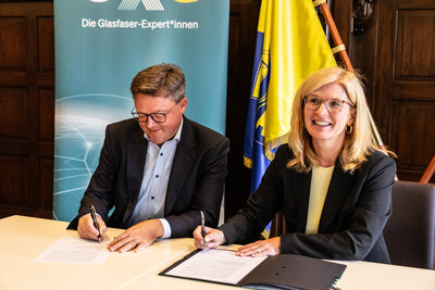 Absichtserklärung zum Breitbandausbau unterzeichnet