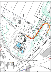 Bild vergrößern: Ausschnitt Lageplan Umgestaltung Zuwegung (Quelle: PLAN KD Dipl.-Ing. Kristina Donner)