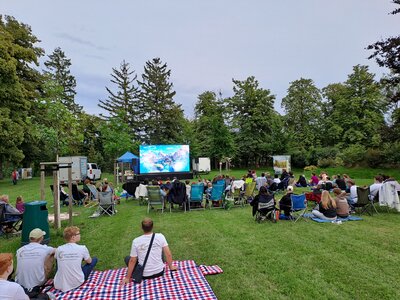 Open-Air-Kino im Bad