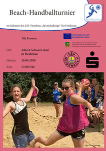 Bild vergr&ouml;&szlig;ern: Beach-Handballturnier f&uuml;r Frauen