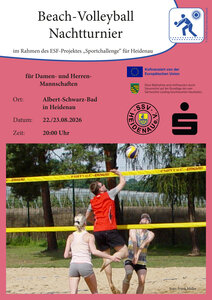 Bild vergr&ouml;&szlig;ern: Beach-Volleyball Nachtturnier