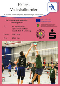 Bild vergr&ouml;&szlig;ern: Hallen-Volleyballturnier