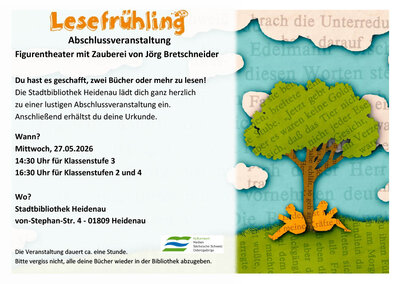Bild vergr&ouml;&szlig;ern: Abschlussveranstaltung Lesefr&uuml;hling