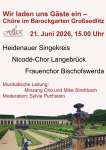 Bild vergr&ouml;&szlig;ern: Ch&ouml;re im Barockgarten